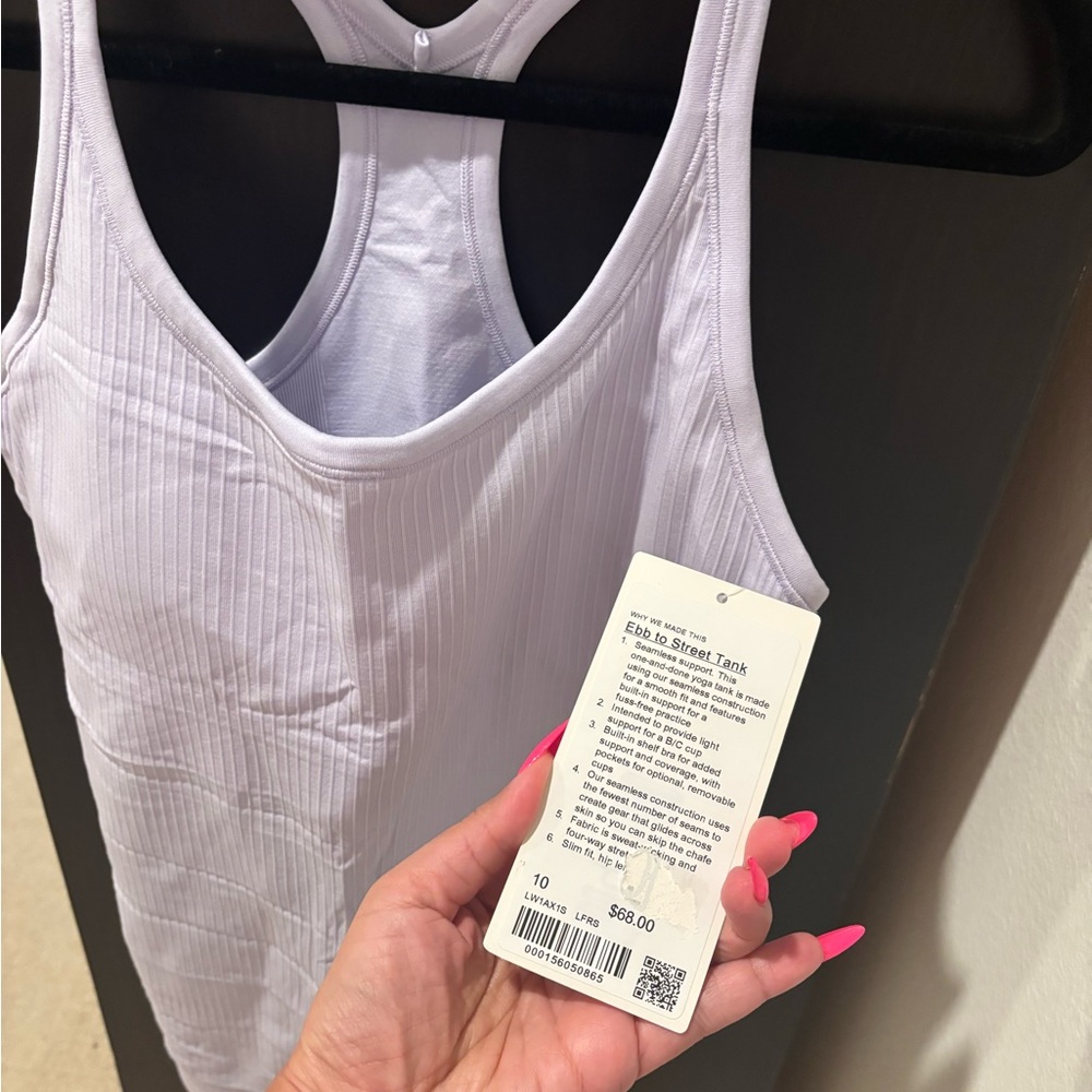 Lululemon Ebb to Street to Tank in Lavender Frost
Size 10 - Picture 2 of 6